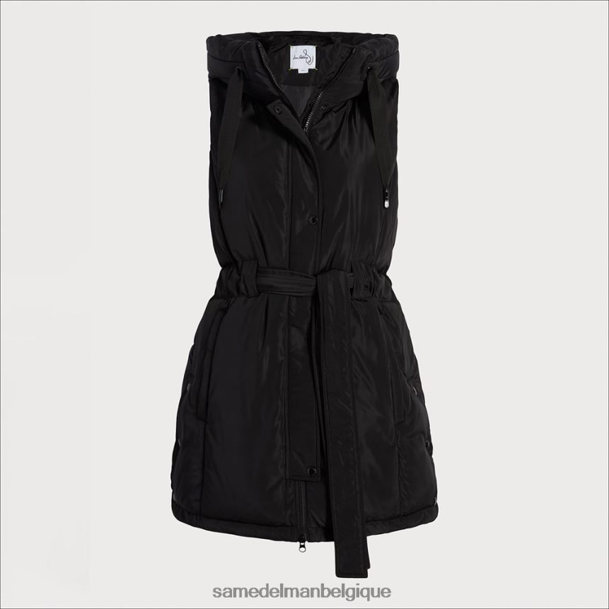 doudoune courte en duvet doux Sam Edelman femmes noir JZ0XZ01147 vêtements