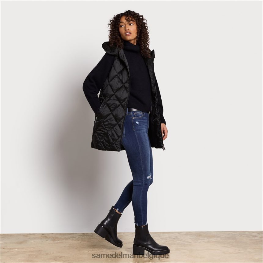 gilet doudoune Sam Edelman femmes noir JZ0XZ01156 vêtements