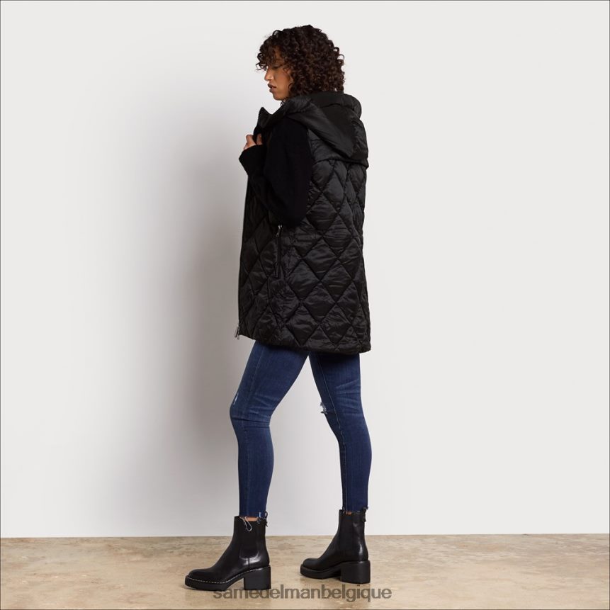 gilet doudoune Sam Edelman femmes noir JZ0XZ01156 vêtements