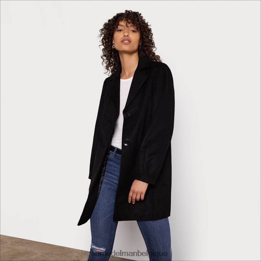 manteau en laine mélangée Sam Edelman femmes noir JZ0XZ01167 vêtements