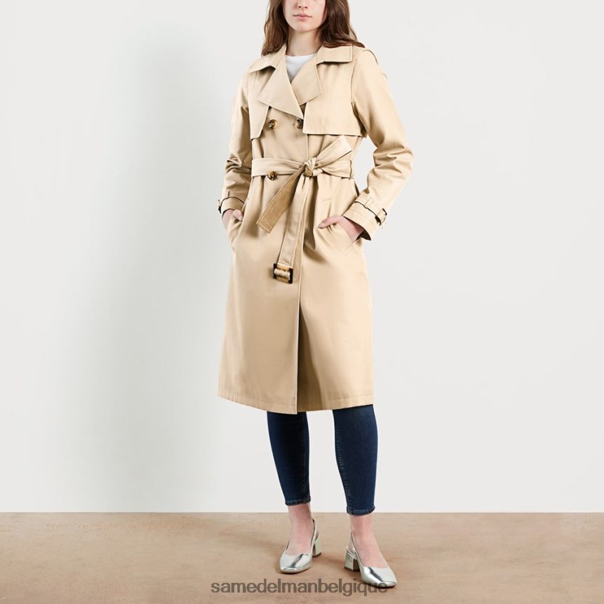 trench-coat ceinturé Sam Edelman femmes bouleau JZ0XZ01176 vêtements
