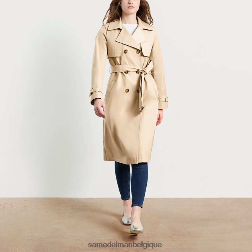 trench-coat ceinturé Sam Edelman femmes bouleau JZ0XZ01176 vêtements