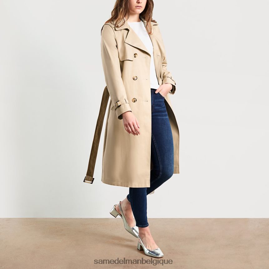 trench-coat ceinturé Sam Edelman femmes bouleau JZ0XZ01176 vêtements