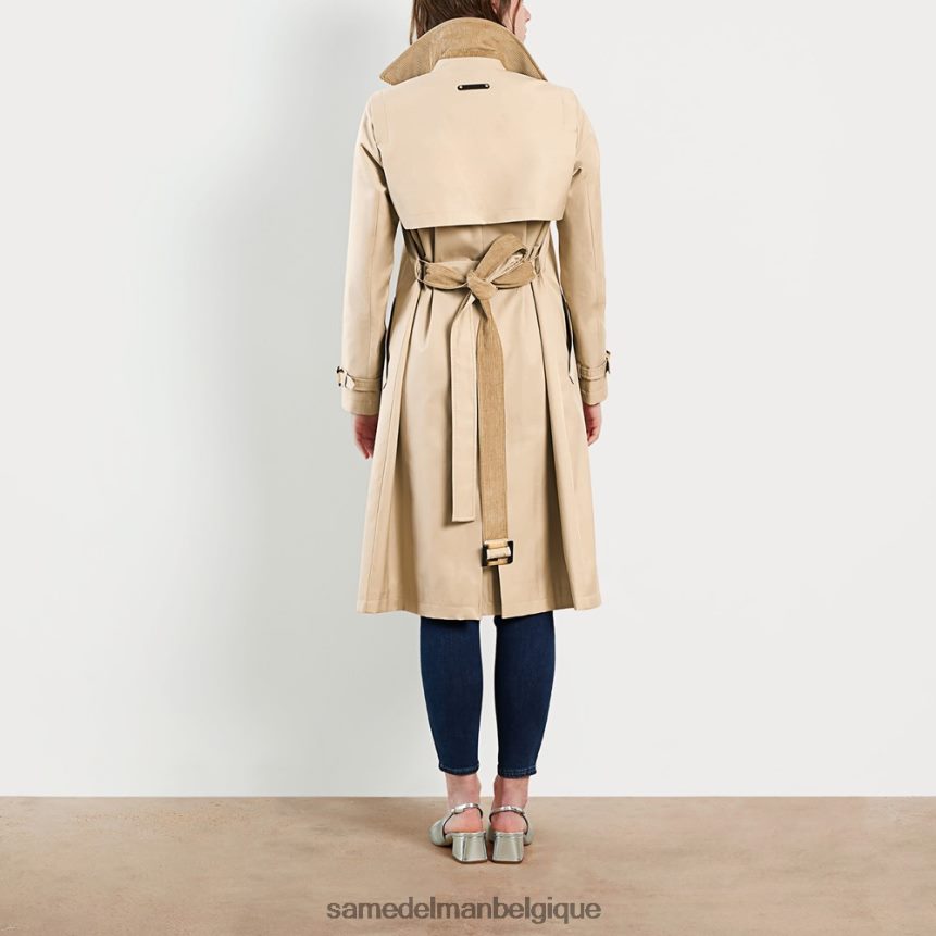 trench-coat ceinturé Sam Edelman femmes bouleau JZ0XZ01176 vêtements