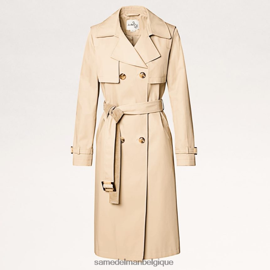 trench-coat ceinturé Sam Edelman femmes bouleau JZ0XZ01176 vêtements