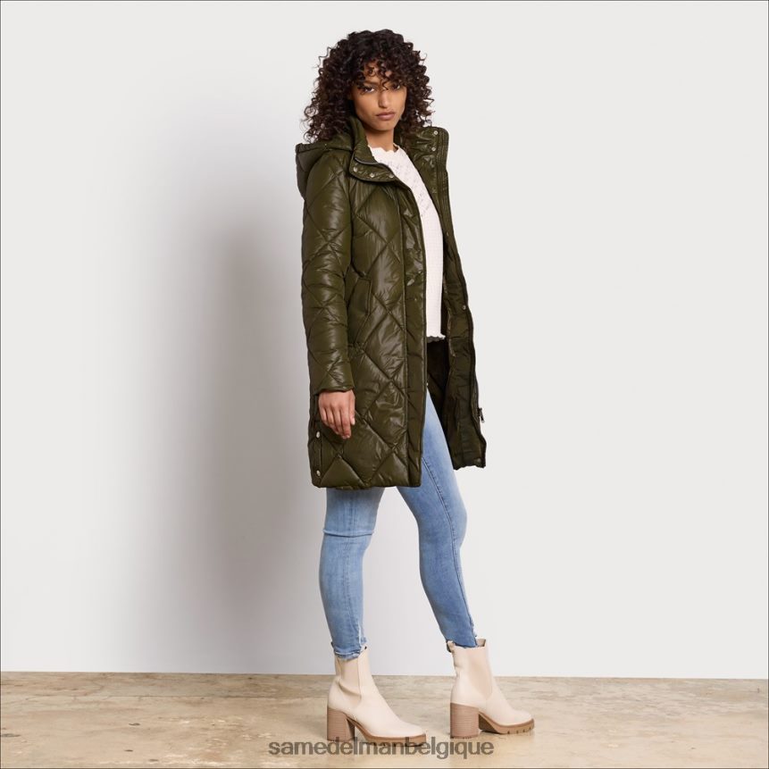 veste matelassée Sam Edelman femmes olive toscane JZ0XZ01264 vêtements