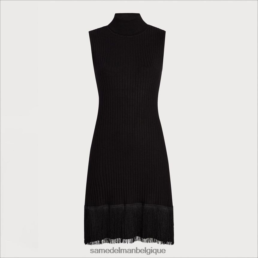 robe courte à col montant Sam Edelman femmes noir JZ0XZ01132 vêtements