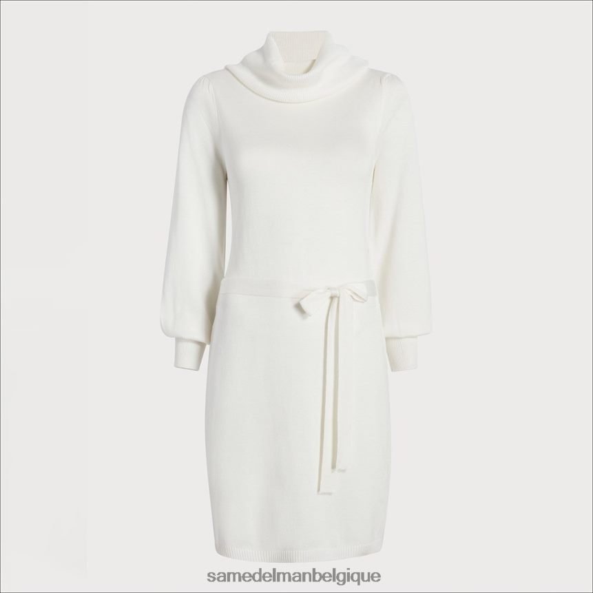 robe courte à col roulé Sam Edelman femmes écru JZ0XZ01145 vêtements