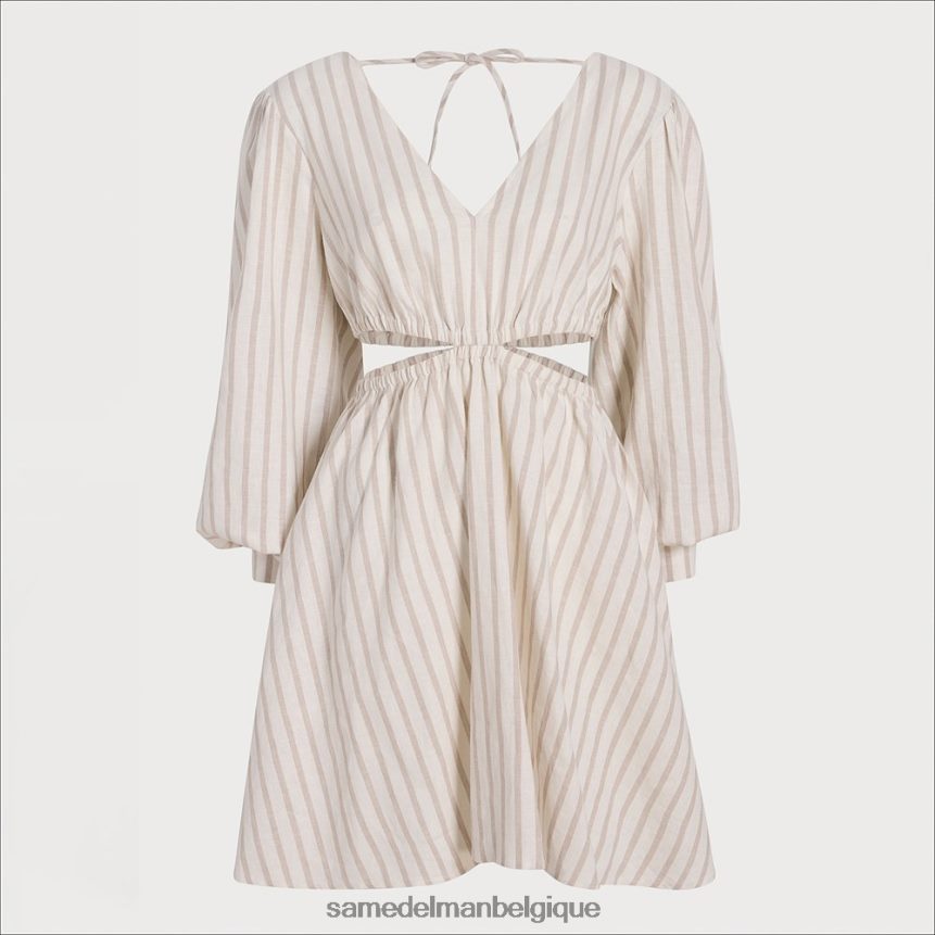 robe courte à découpes Emely Sam Edelman femmes gardénia JZ0XZ01199 vêtements