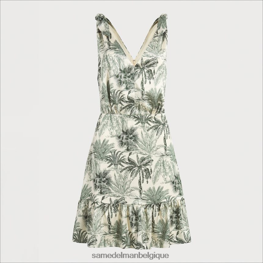 robe courte à fleurs Sam Edelman femmes vert multicolore JZ0XZ01088 vêtements