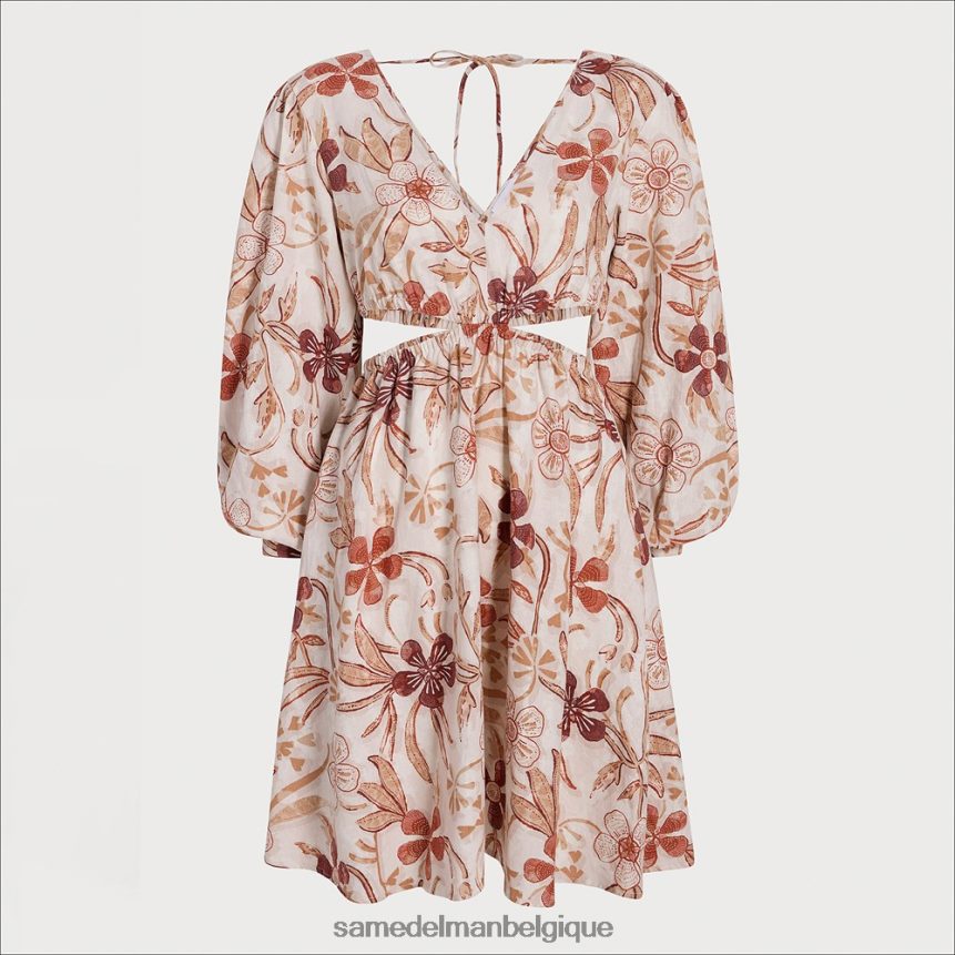 robe courte à fleurs emely Sam Edelman femmes floral JZ0XZ01117 vêtements