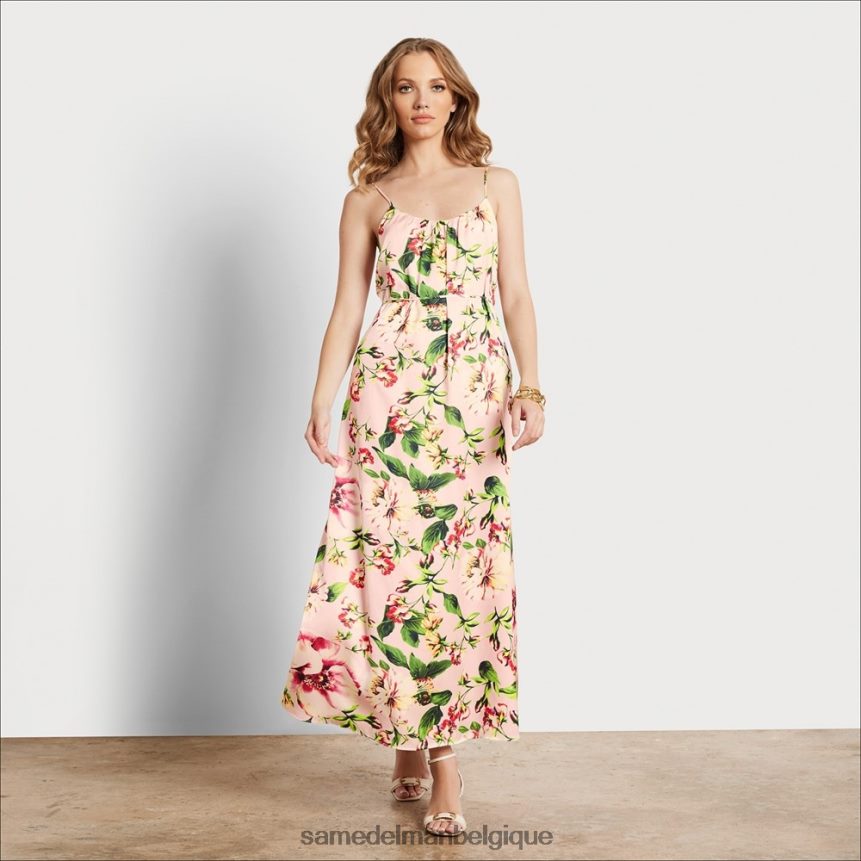 robe longue à fleurs Sam Edelman femmes fard à joues multicolore JZ0XZ01142 vêtements