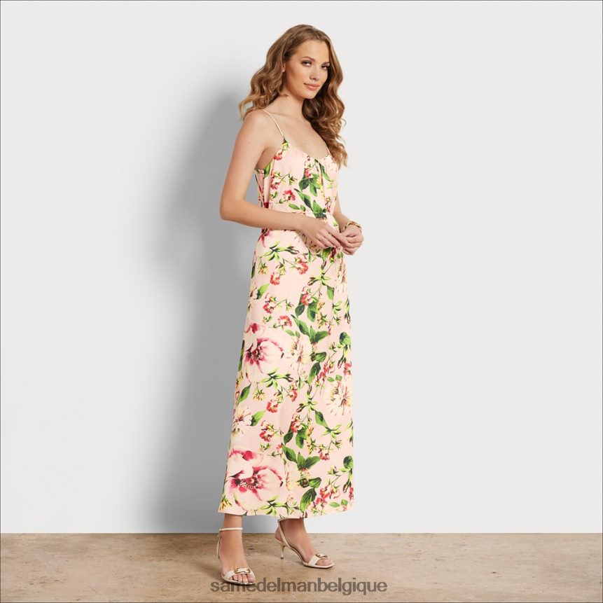 robe longue à fleurs Sam Edelman femmes fard à joues multicolore JZ0XZ01142 vêtements