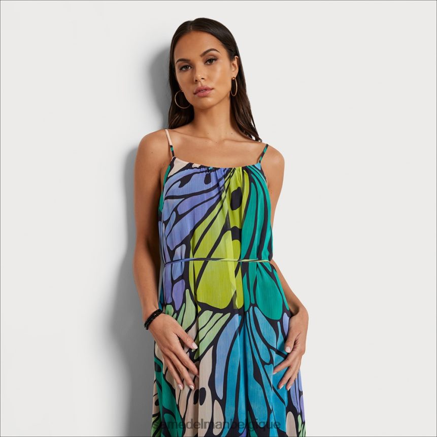 robe longue papillon Sam Edelman femmes noir multicolore JZ0XZ01097 vêtements