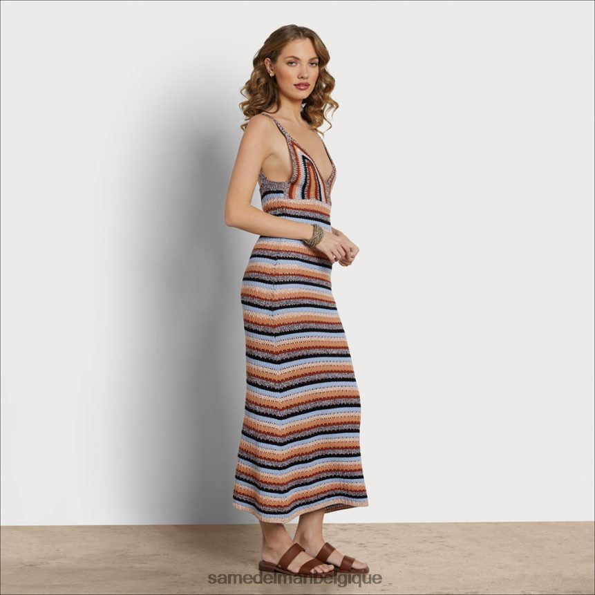 robe mi-longue Alanis Sam Edelman femmes coucher de soleil sur le canyon JZ0XZ01168 vêtements