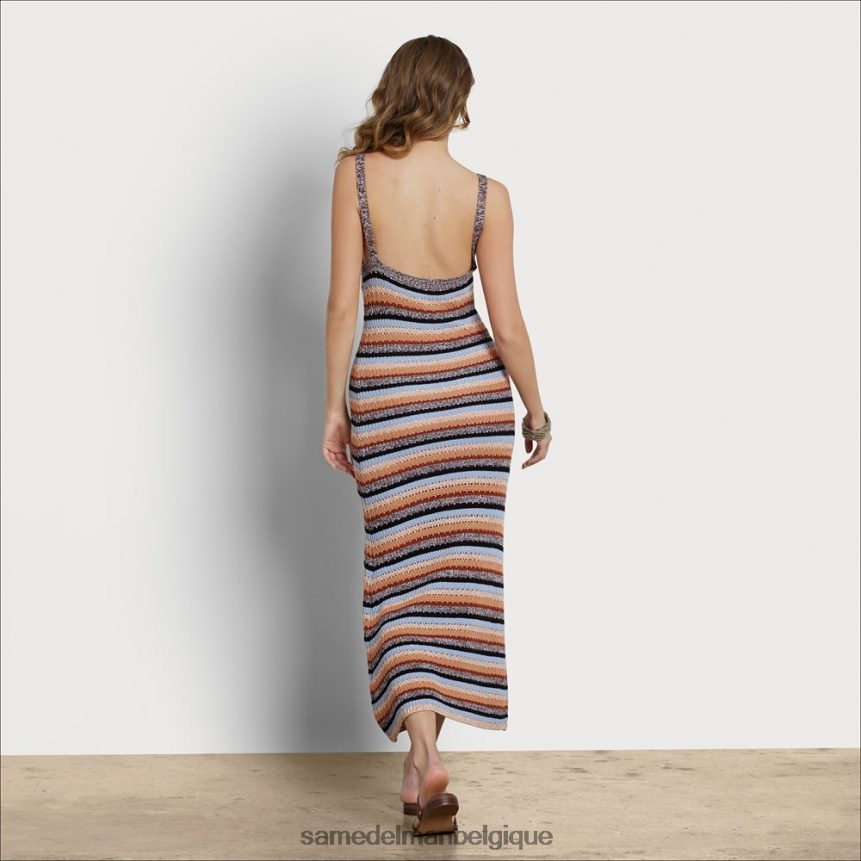 robe mi-longue Alanis Sam Edelman femmes coucher de soleil sur le canyon JZ0XZ01168 vêtements