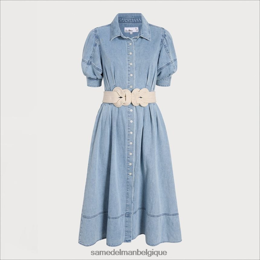 robe mi-longue arya Sam Edelman femmes chambray bleu JZ0XZ01109 vêtements