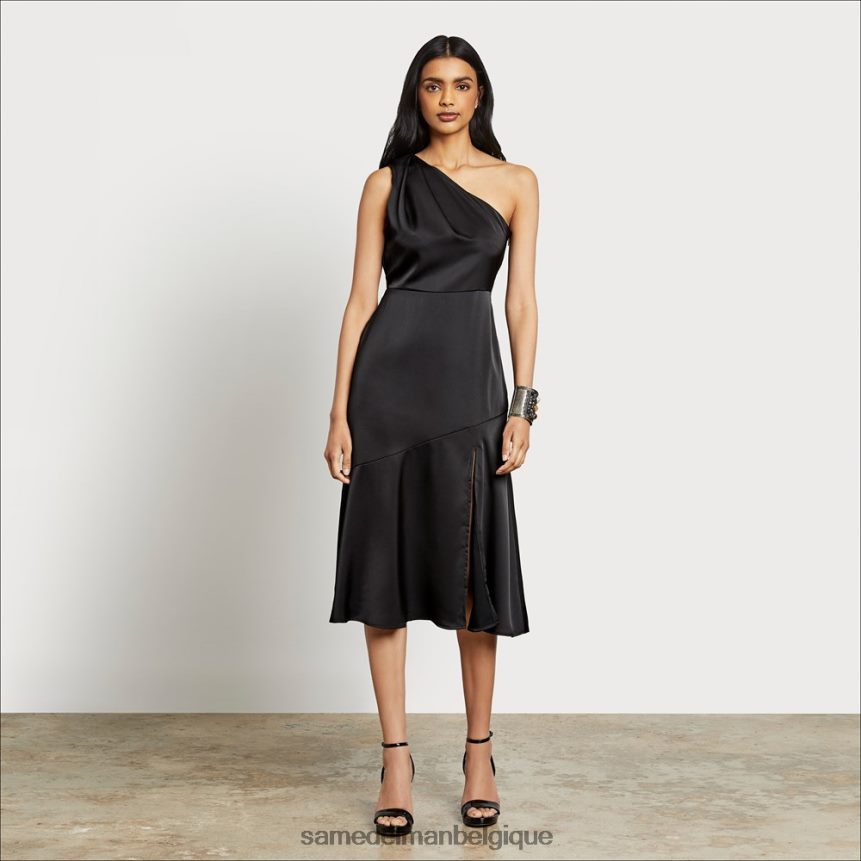 robe midi asymétrique Sam Edelman femmes noir JZ0XZ01220 vêtements
