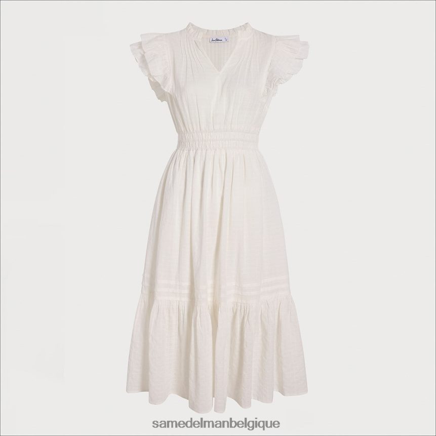 robe midi kenna Sam Edelman femmes gardénia JZ0XZ01101 vêtements